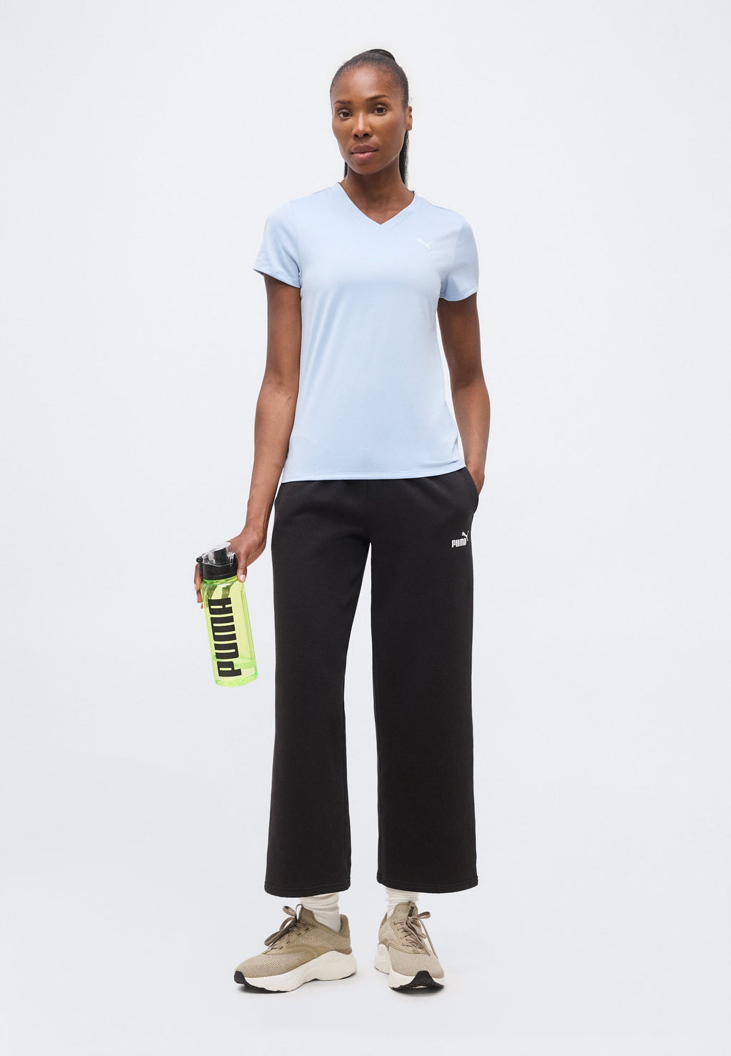 Puma TAD ESSENTIAL V NECK TEE