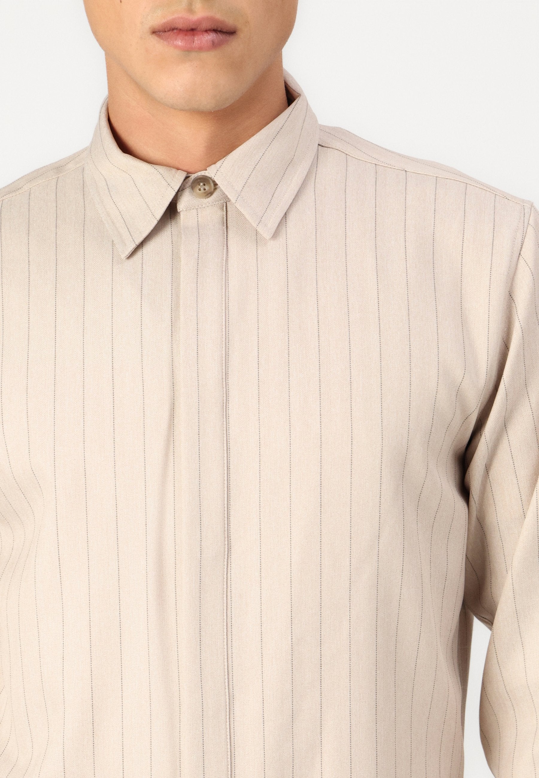 Bruuns Bazaar APRICOT BRENT SHIRT