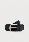 Levi's® AUSTIN STRETCH WOVEN BELT - Braided belt - black