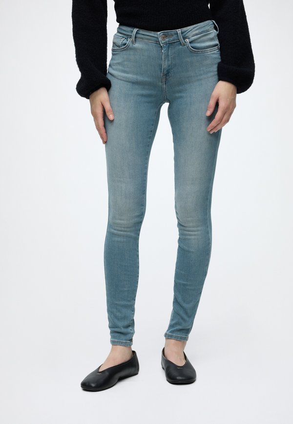 ONLY ONLPOWER MID SKIN PUSHUP  - Jeans Skinny Fit - special blue grey