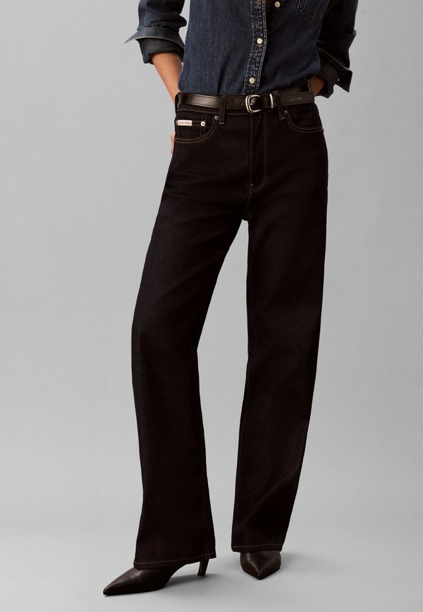 Calvin Klein Jeans HIGH RISE LOOSE  - Straight leg jeans - forever indigo