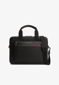 Tommy Hilfiger METAL LOGO LAPTOP BAG - Laptop bag - black