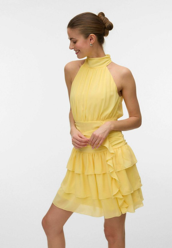 Vero Moda Layered VMSERENA Short - Day dress - flan