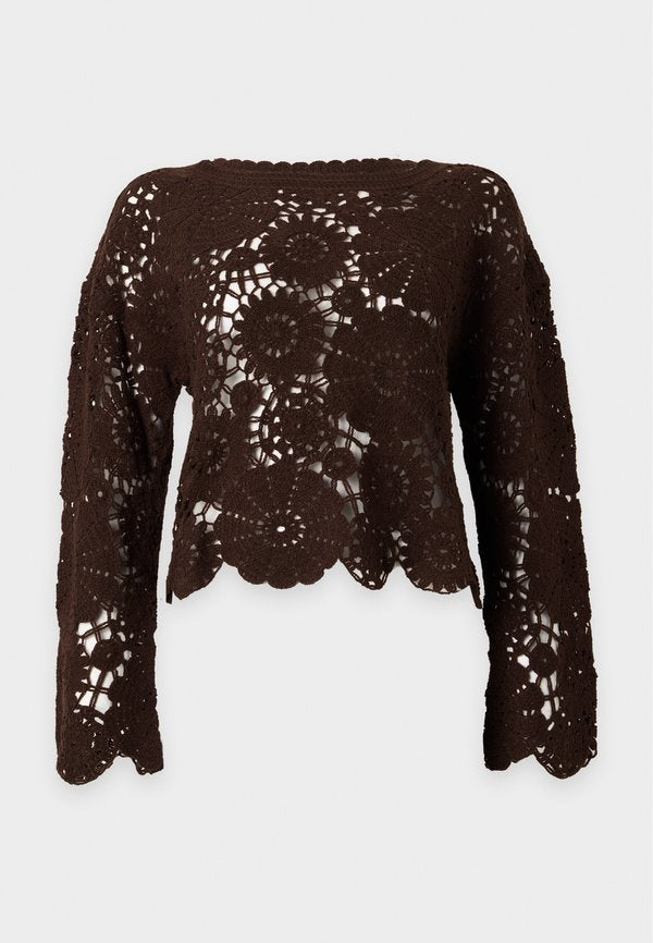 ONLY ONLNEW YVONNE - Jumper - coffee bean