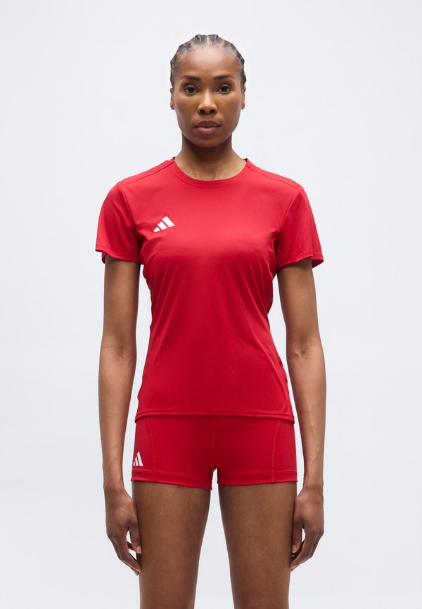 adidas Performance ADIZERO TEE - Sports T-shirt - team power red