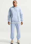 Nike Sportswear M NK CLUB BB JOGGER - Tracksuit bottoms - hydrogen blue hydrogen blue white