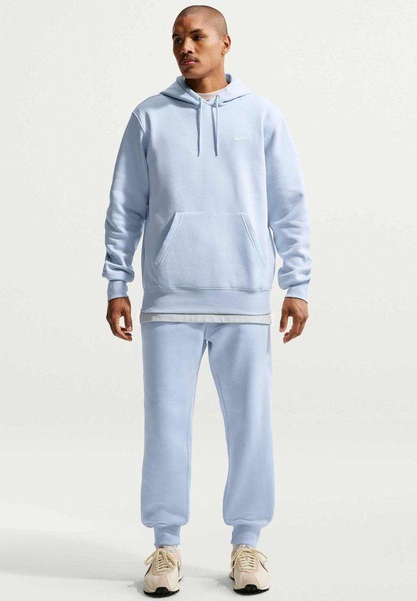 Nike Sportswear M NK CLUB BB JOGGER - Tracksuit bottoms - hydrogen blue hydrogen blue white