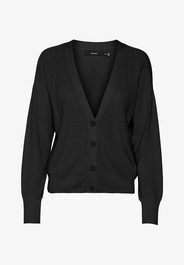 Vero Moda Knitted VMNEWLEXSUN Knit - Cardigan - black