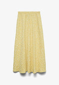 Vero Moda VMFIONA Long - Maxi skirt - pale banana