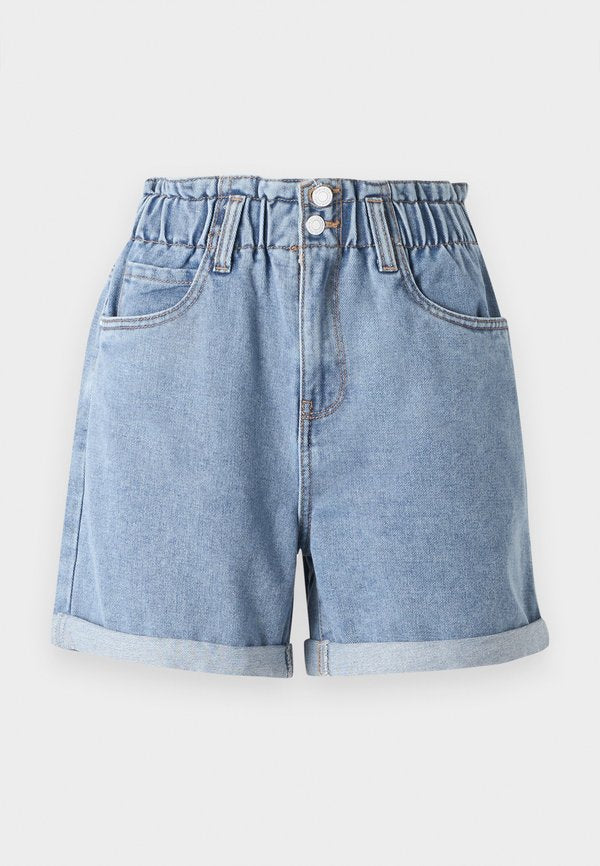 Vero Moda VMLYRA - Denim shorts - light blue denim