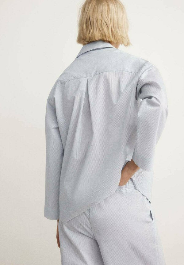 Mango Button-down blouse - white