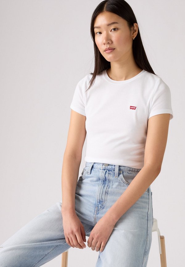 Levi's® ESSENTIAL TEE 2 PACK - Basic T-shirt - white/white