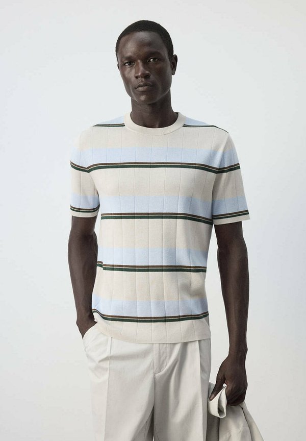 Mango ADULT - Print T-shirt - grey