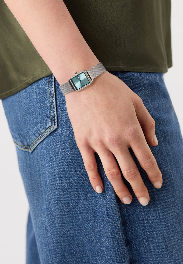 Tommy Hilfiger TEA - Watch - silver-coloured/blue