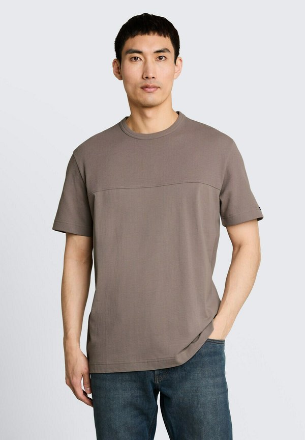 TOM TAILOR Basic T-shirt - driftwood taupe