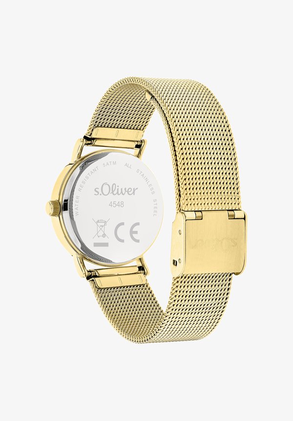 s.Oliver ESSENTIAL TIME - Watch - gold