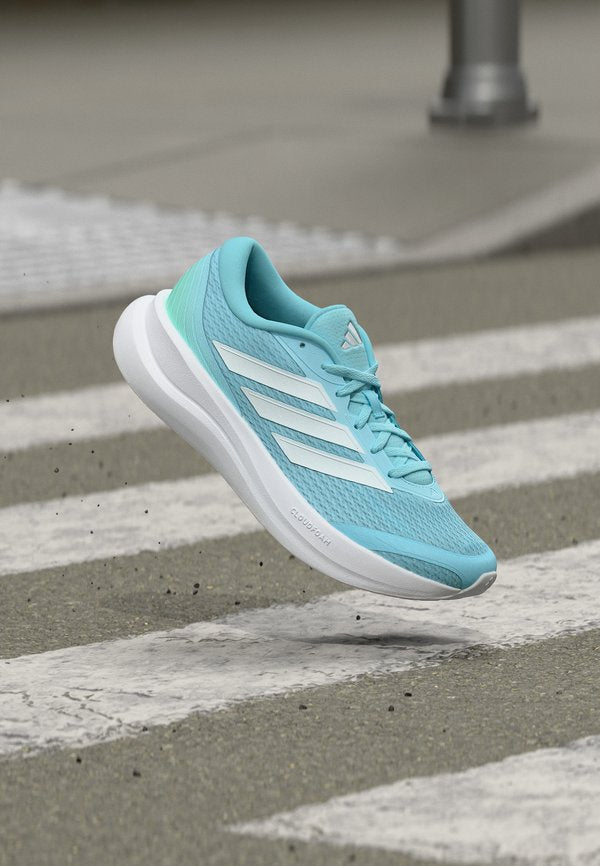 adidas Performance RUNFALCON - Road running shoes - bliss blue/footwear white/pulse mint