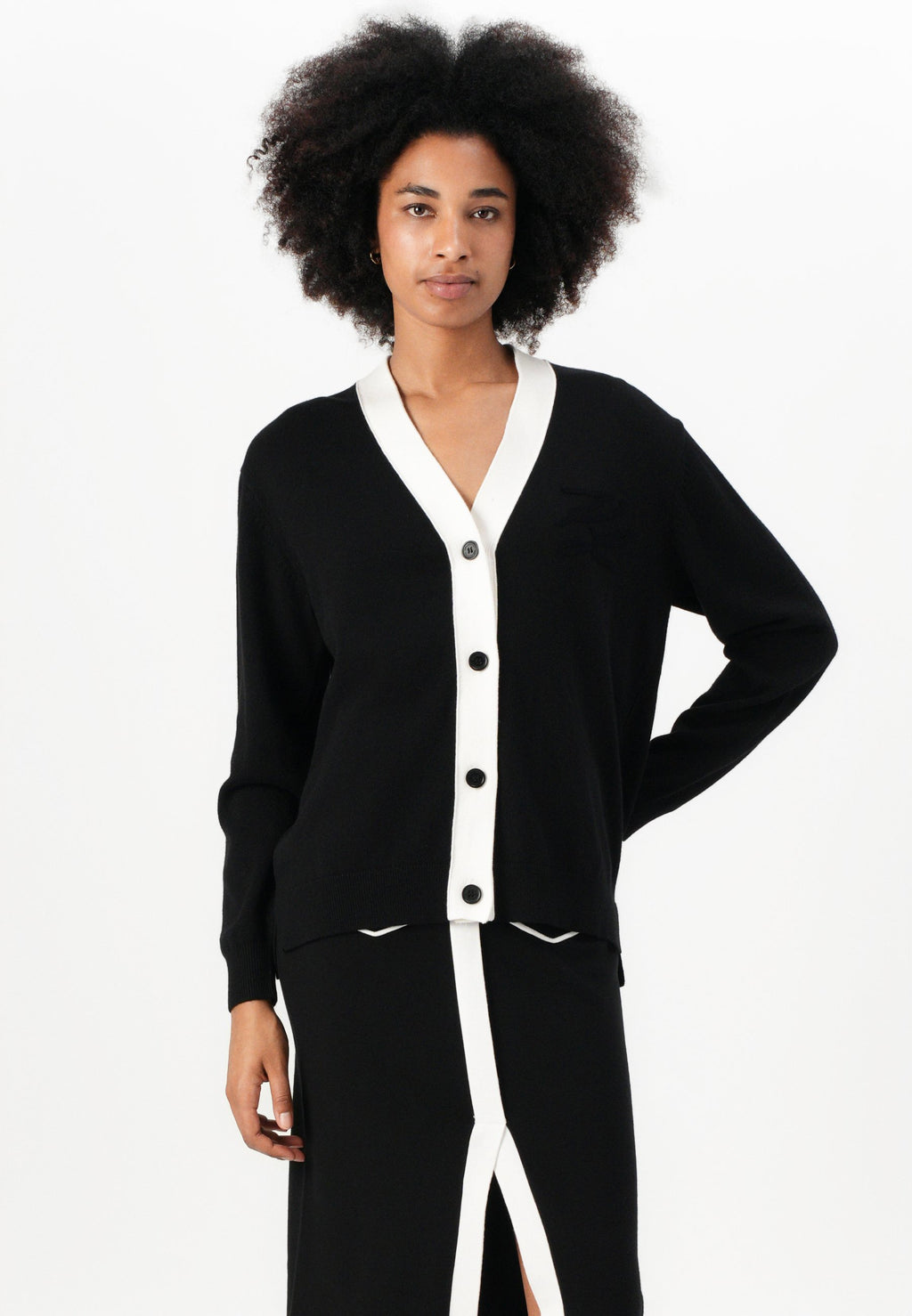 AUTOGRAPH CONTRAST CARDIGAN Media 5