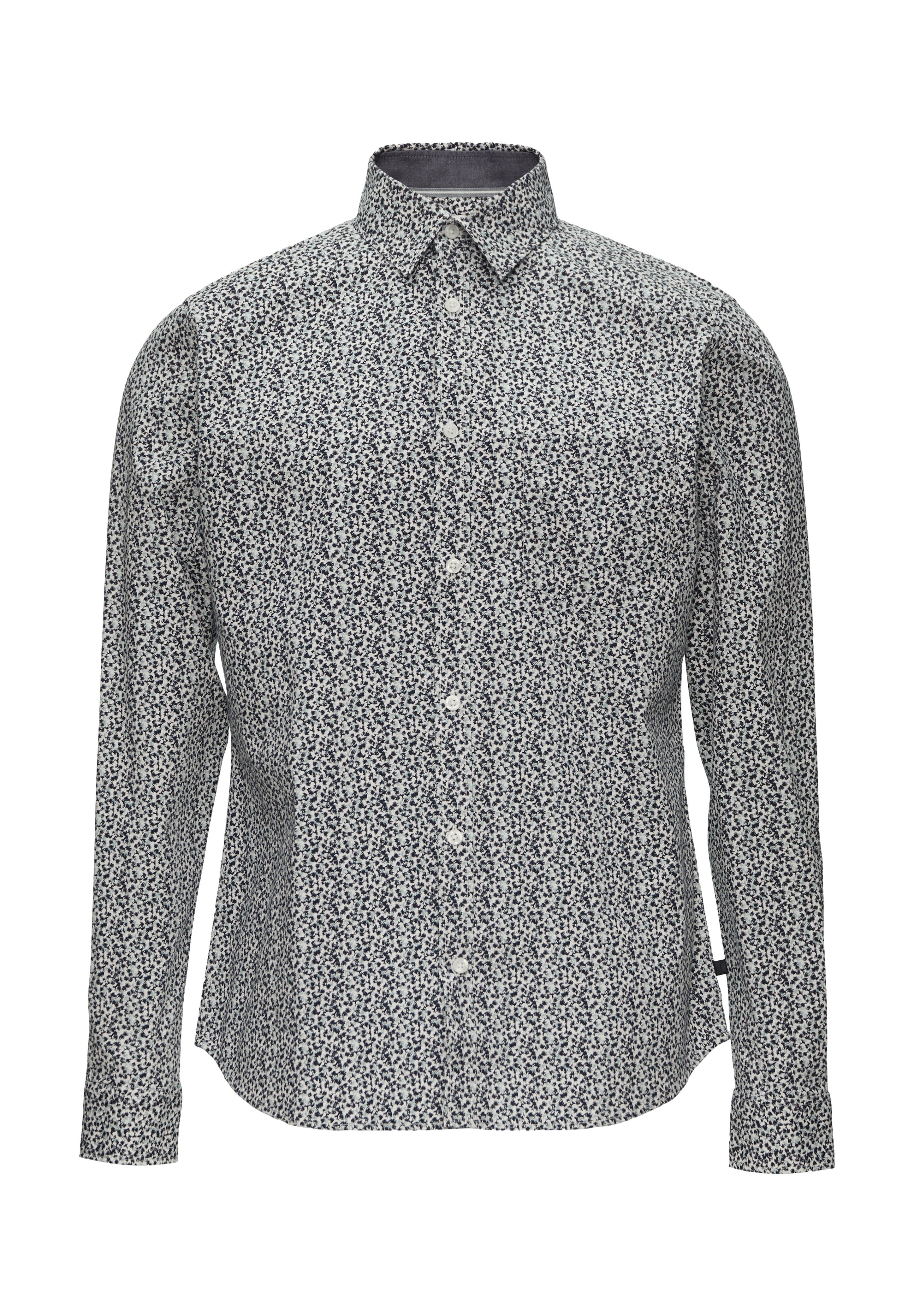 s.Oliver GEMUSTERTES HEMD IM SLIM FIT
