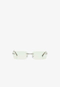 Bershka READING - Sunglasses - silver-coloured