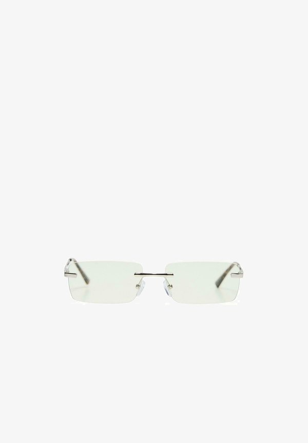 Bershka READING - Sunglasses - silver-coloured