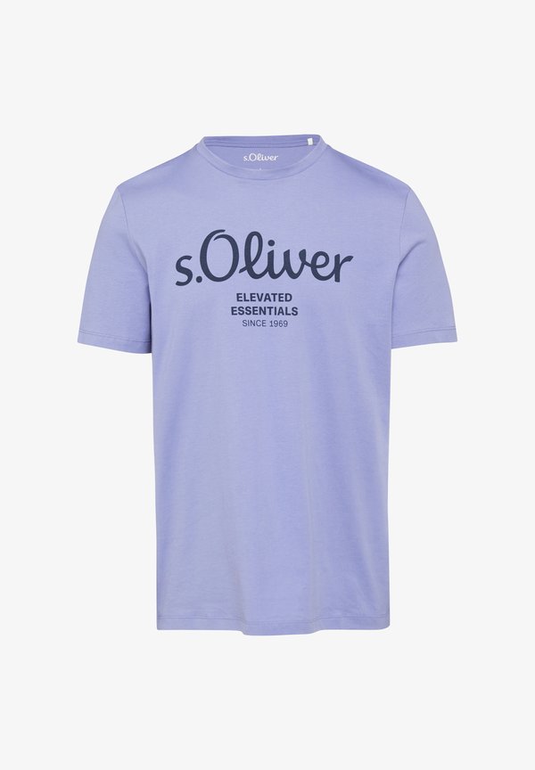 s.Oliver Print T-shirt - flieder