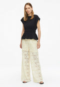 s.Oliver HOSE - Trousers - helles beige