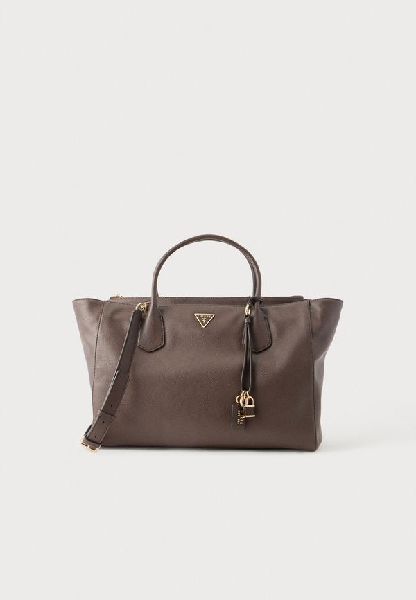 Guess MARISSA TECH TOTE - Tote bag - brown