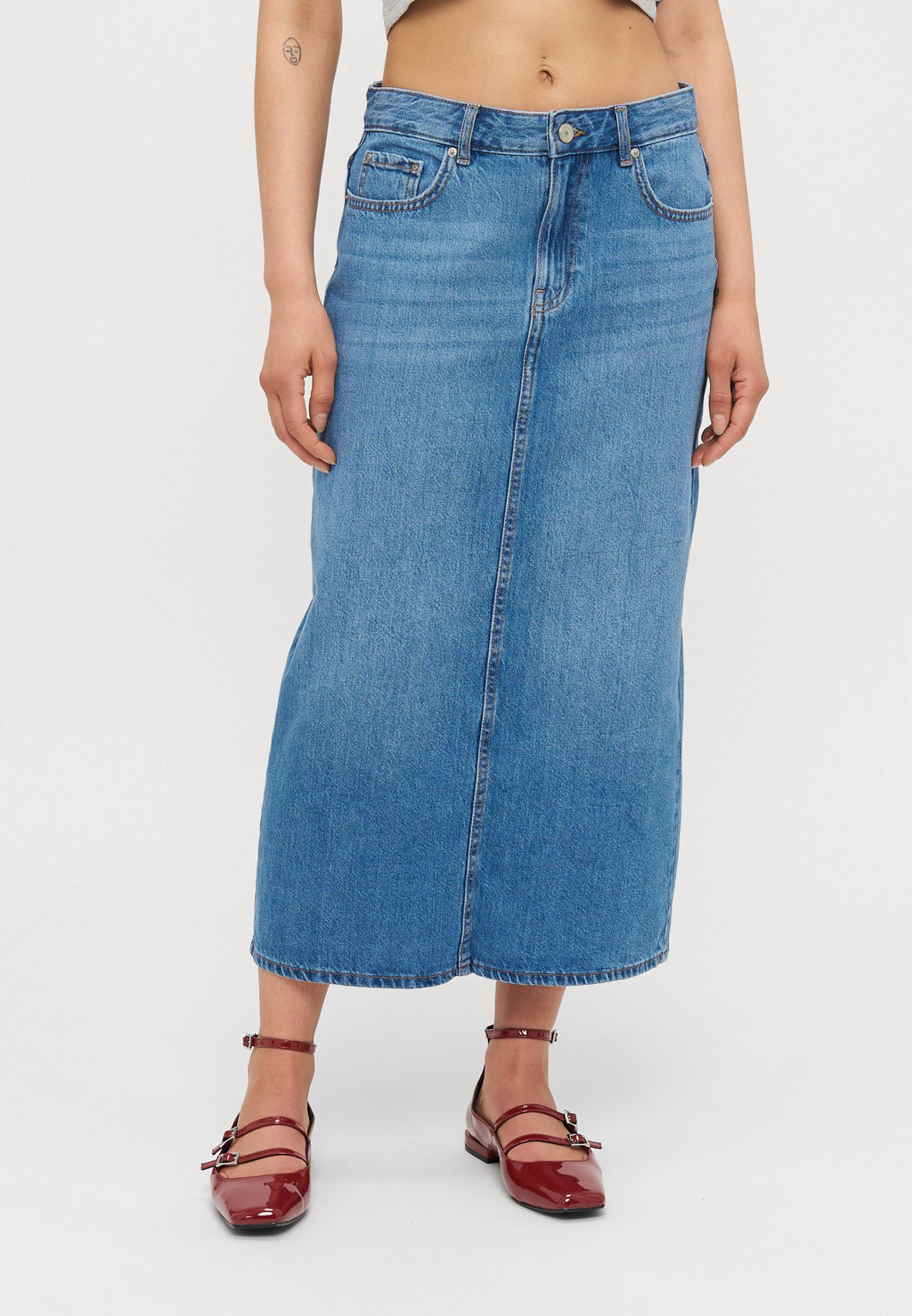 ONLY Petite ONLLUMI MIDI BACK SLIT SKIRT