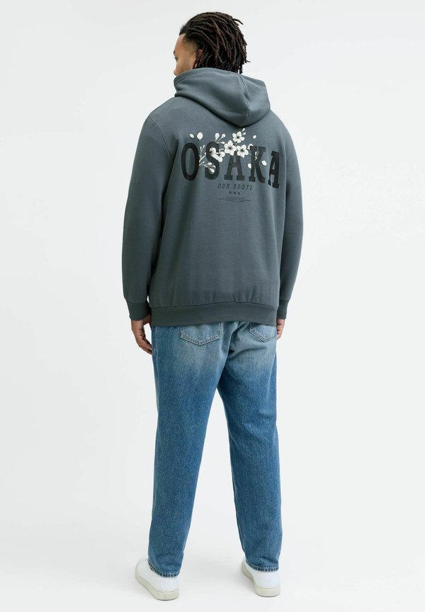 Jack & Jones Plus Size Printed - Hoodie - stormy weather