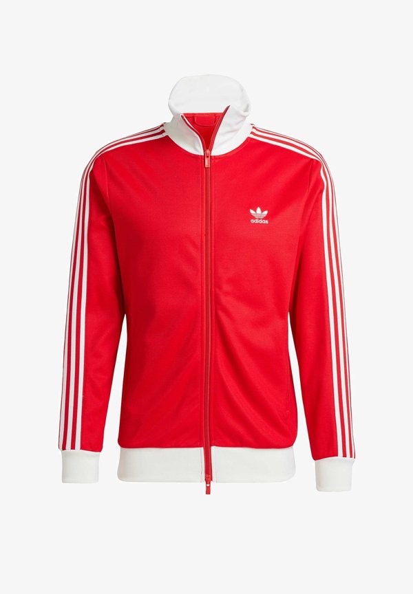 adidas Originals Zip-up sweatshirt - better scarlet   white