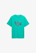 TOM TAILOR MIT PRINT - Print T-shirt - grün