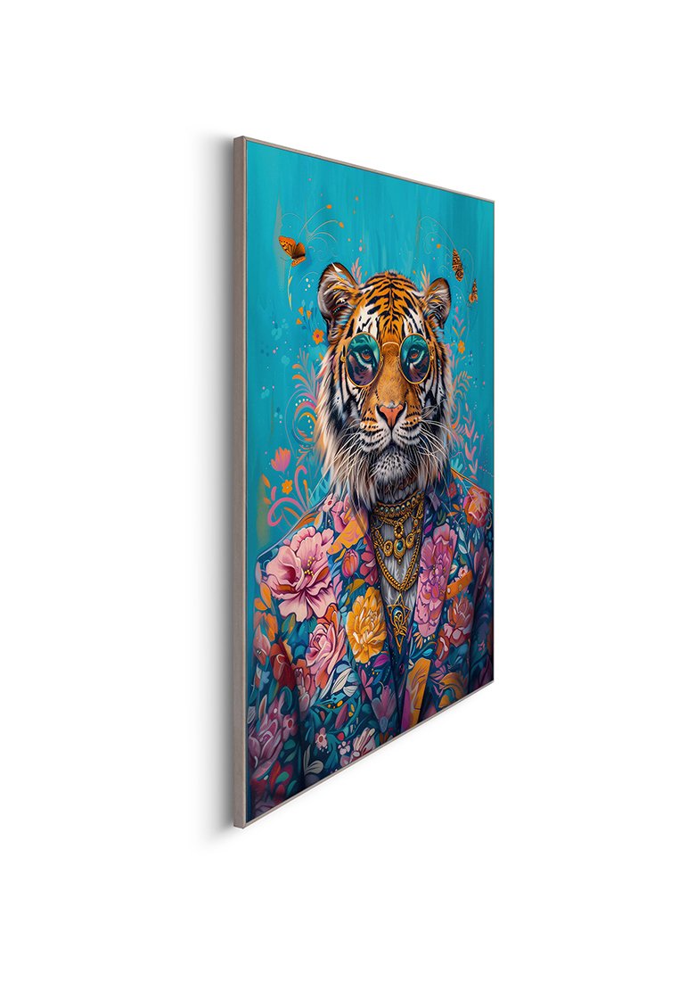 Orange Wallz DANDY FLORAL TIGER