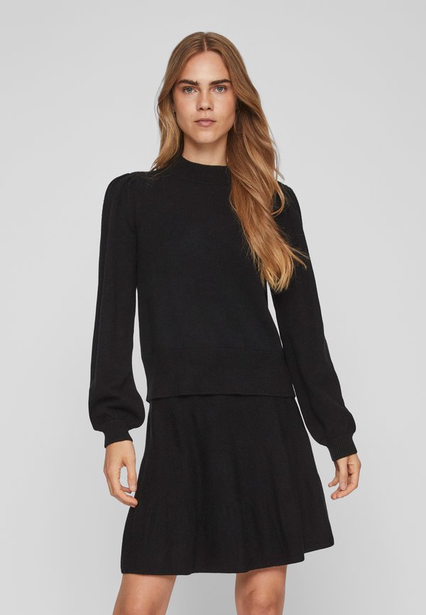 VILA VIRIL TURTLE-NK BALLOON L/S TOP - NOOS