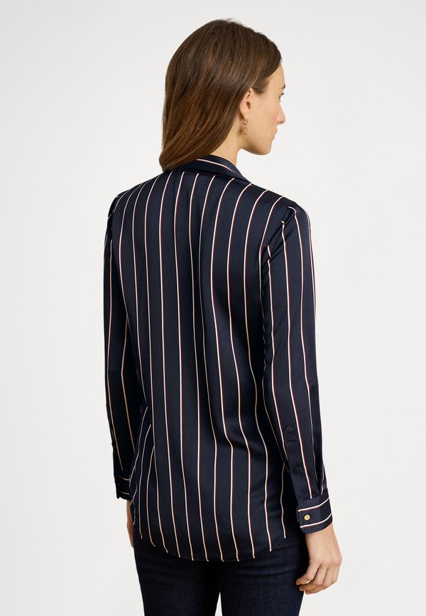 Lauren Ralph Lauren Petite CLASSIC FIT STRIPED CHARMEUSE SHIRT