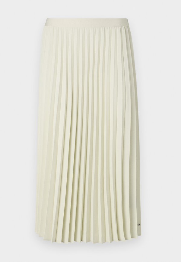 Tommy Hilfiger PLEATED TWILL MIDI SKIRT - Pleated skirt - calico