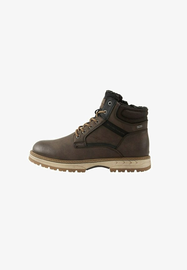 TOM TAILOR Lace-up ankle boots - espresso
