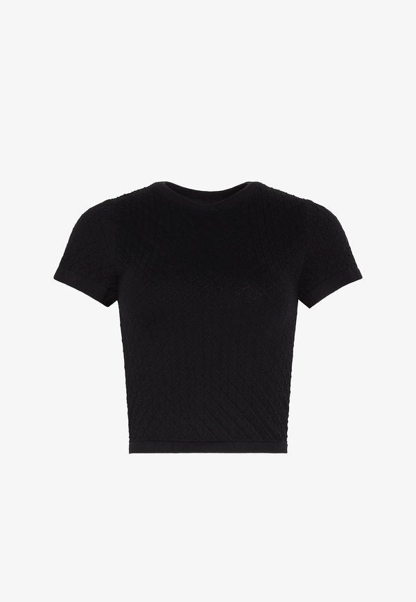 Calvin Klein EMBLEM SEAMLESS  - Pyjama top - black