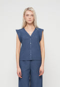 ONLY ONLAYA BUTTON V NECK