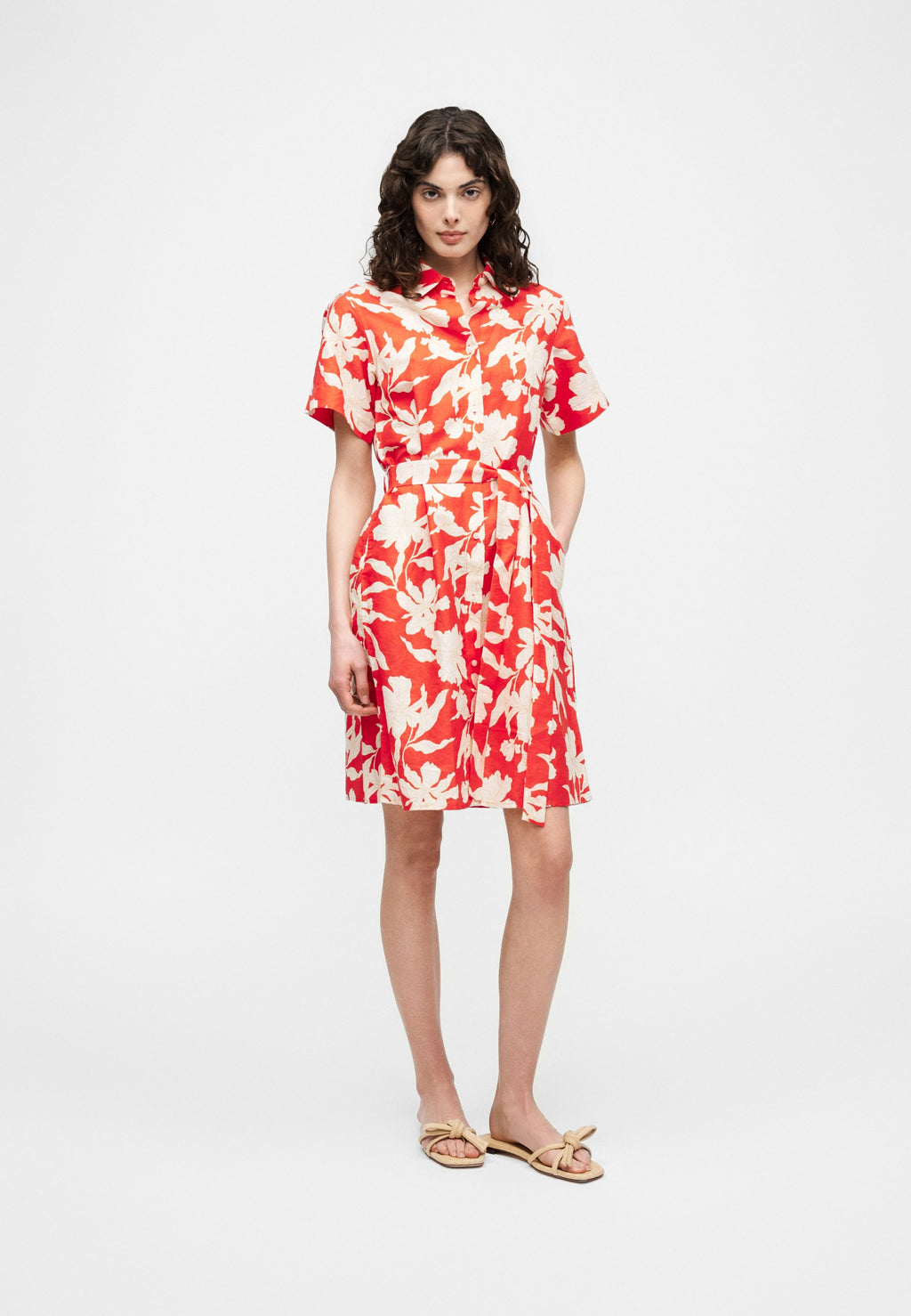 GANT FLORAL PRINT SHIRT DRESS