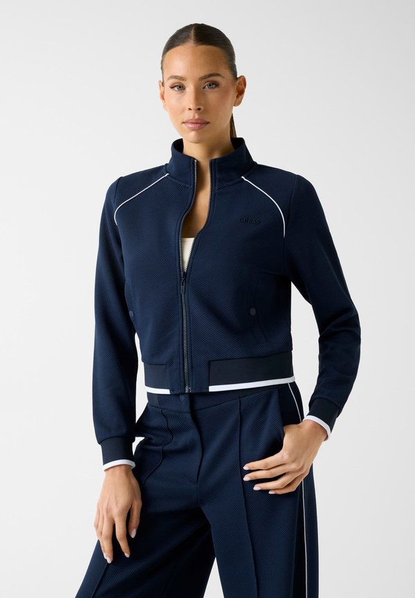 Guess Zip-up sweatshirt - dunkelblau