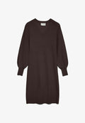 Vero Moda Knitted AWALEXANDRA Midi - Jumper dress - chocolate torte