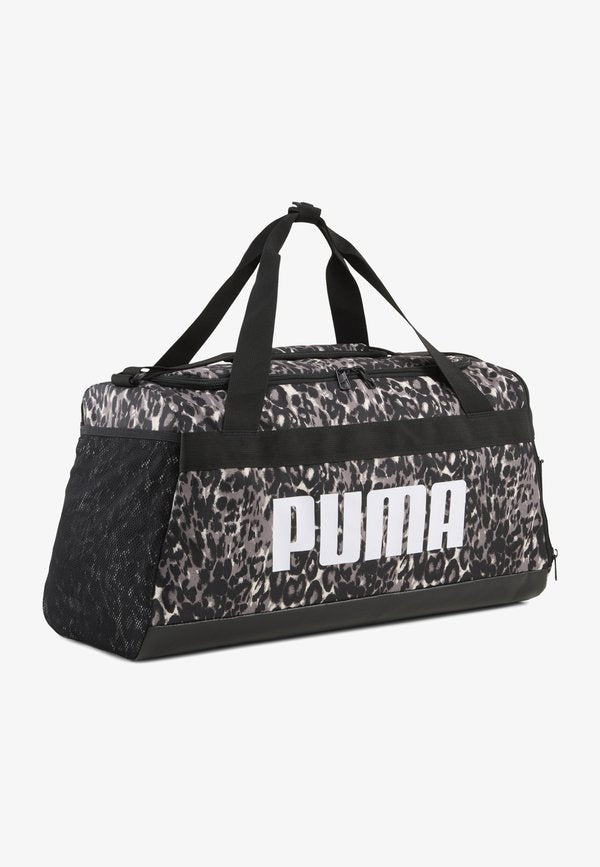 Puma CHALLENGER SMALL SPORTS BAG UNISEX  - Sports bag - mouse gray-buttercream-leopard aop