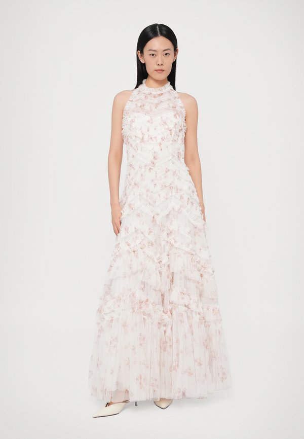 Needle & Thread MAGNOLIA DITSY ELIA HALTER NECK GOWN