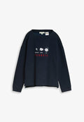 TOM TAILOR LOOSE FIT SWEATSHIRT MIT SNOOPY-PRINT - Sweatshirt - sky captain blue