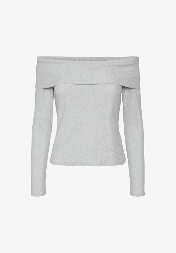 Vero Moda VMDYNASTY - Long sleeved top - pumice stone