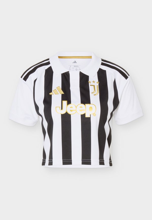 adidas Performance JUVENTUS 26/27 HOME CROPPED - Club wear - white/black