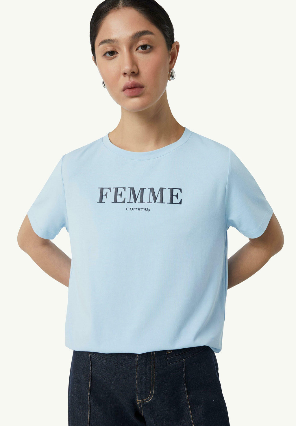 comma T-Shirt print Media 3