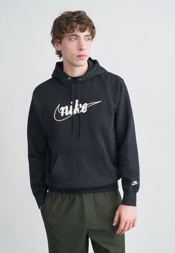 Nike Sportswear M NK CLUB BB HOODIE CTB - Hoodie - black/sail