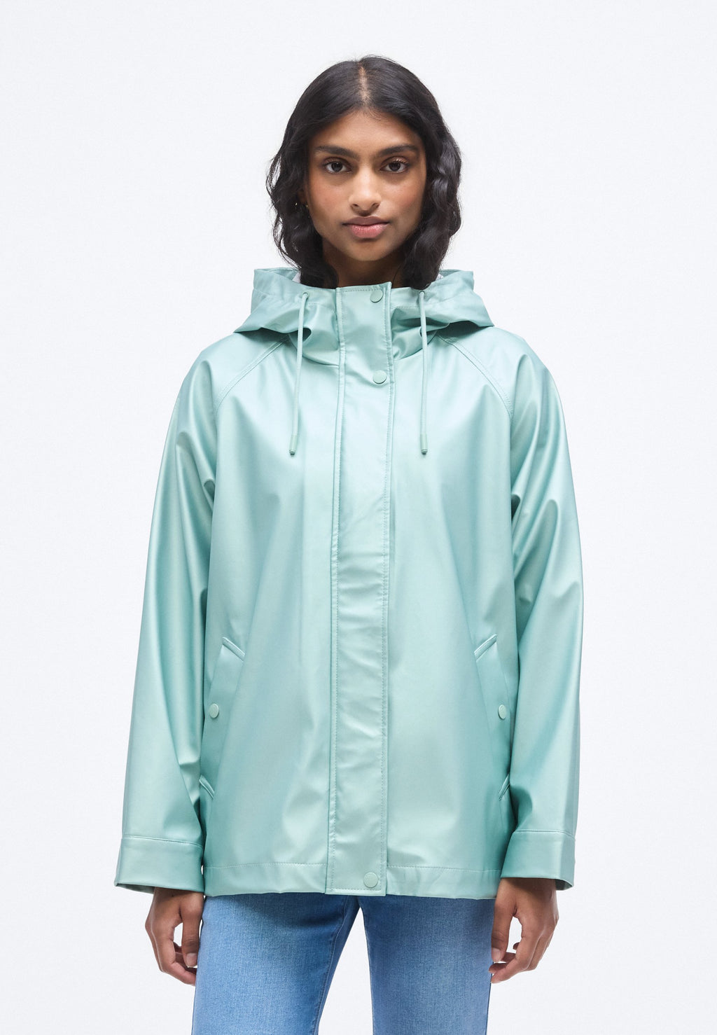 ONLEBEN SHINE SHORT RAINCOAT Media 3